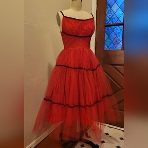 Vintage 1950s Inspired Custom Dress